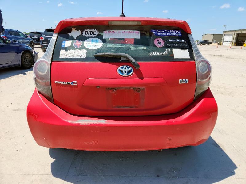  TOYOTA PRIUS 2013 Red