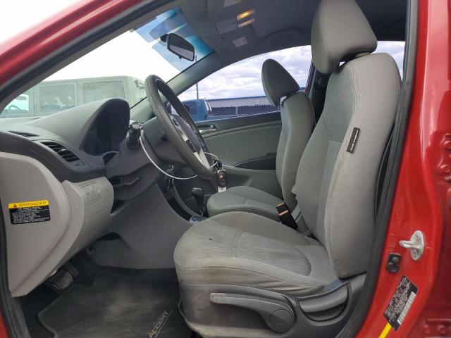  HYUNDAI ACCENT 2014 Czerwony