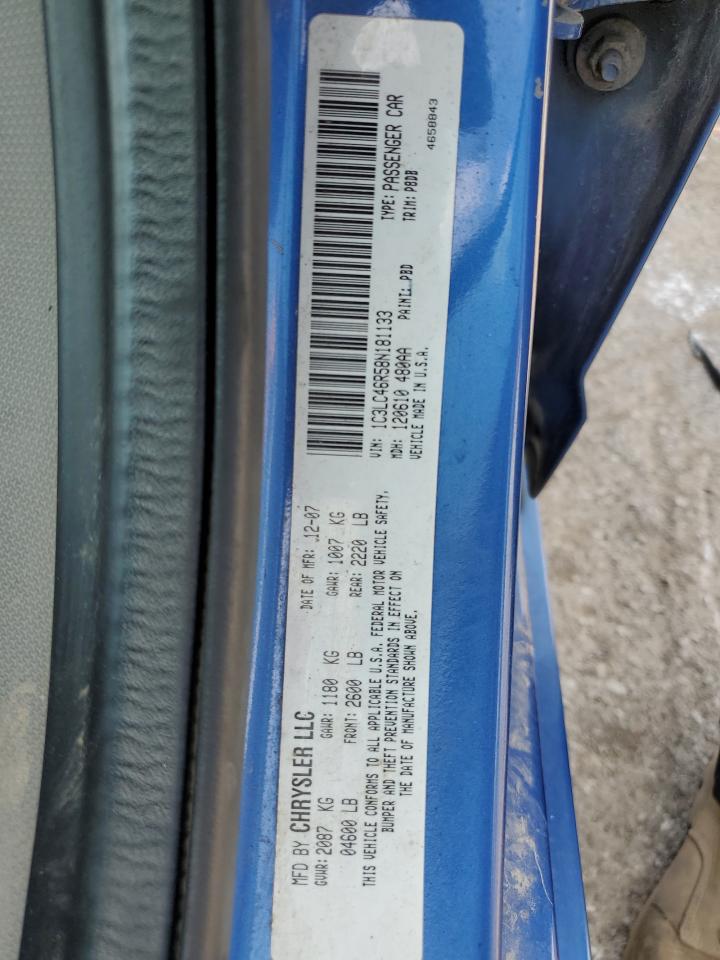 2008 Chrysler Sebring Lx VIN: 1C3LC46R58N181133 Lot: 59382815