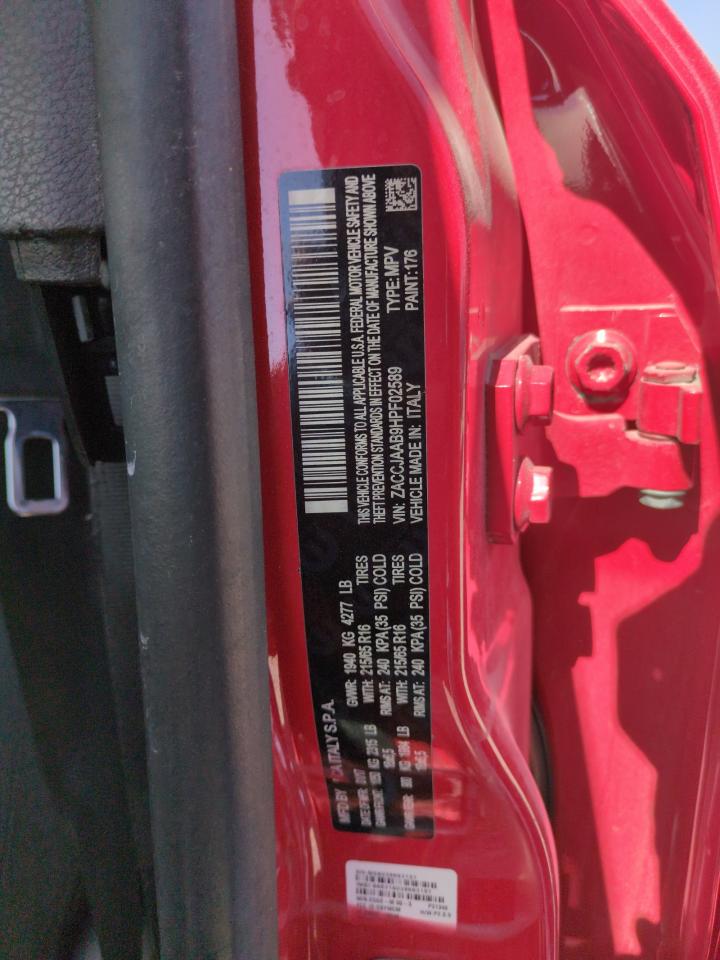 2017 Jeep Renegade Sport VIN: ZACCJAAB9HPF02589 Lot: 60888845