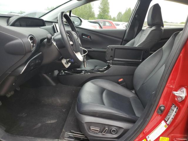  TOYOTA PRIUS 2017 Czerwony
