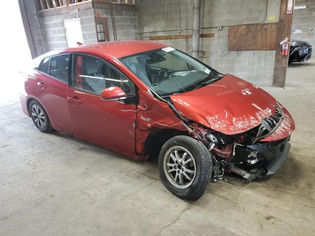  TOYOTA PRIUS 2018 Czerwony