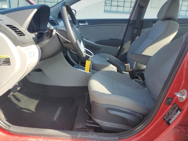 Седани HYUNDAI ACCENT 2014 Червоний