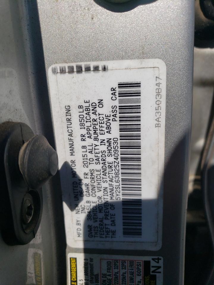 2005 Pontiac Vibe VIN: 5Y2SL63825Z409530 Lot: 62135825