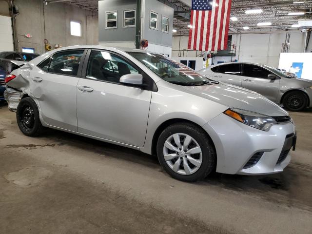  TOYOTA COROLLA 2016 Серебристый