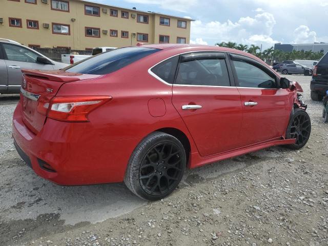  NISSAN SENTRA 2016 Czerwony