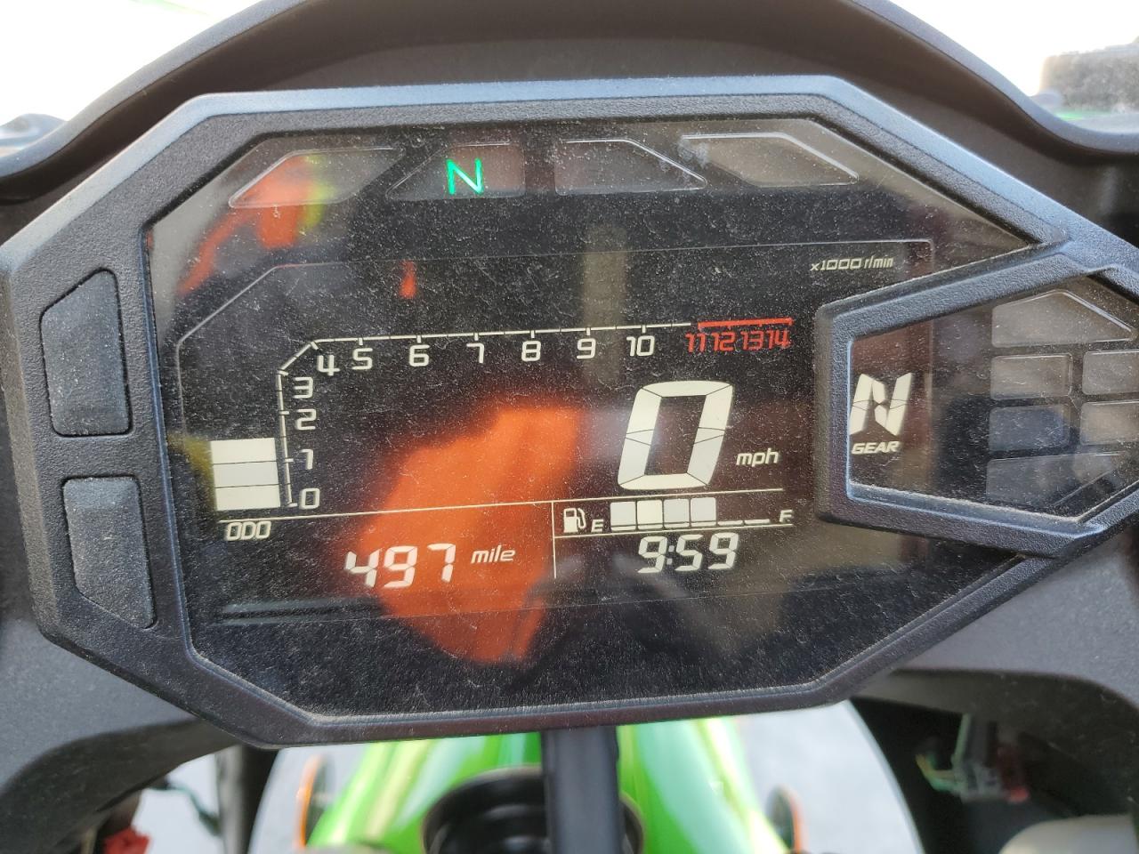 2025 Kawasaki Ex500 H VIN: ML5EXGH18SDA44974 Lot: 59083155