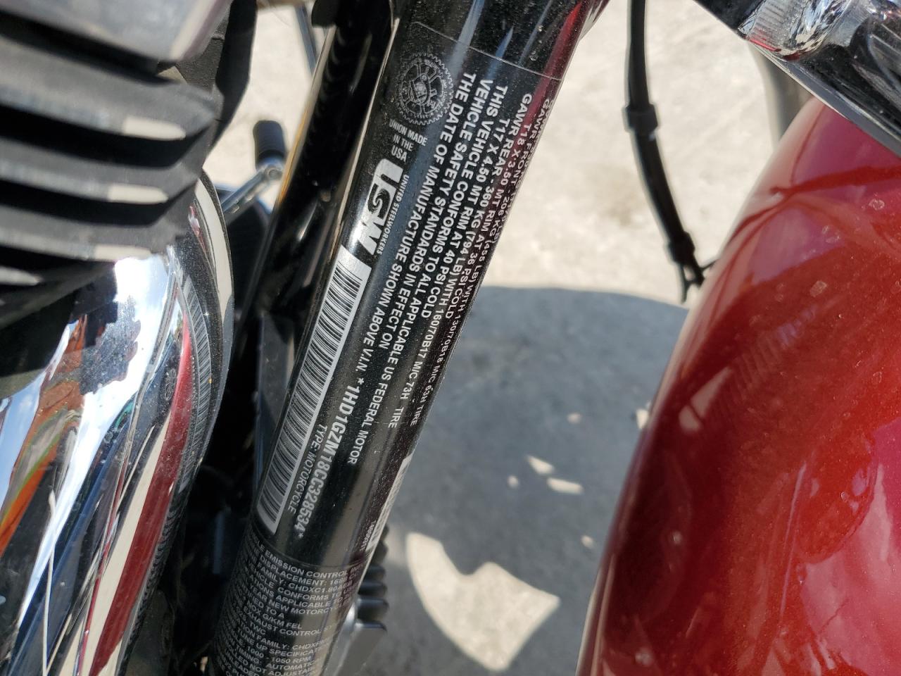 2012 Harley-Davidson Fld Switchback VIN: 1HD1GZM18CC328534 Lot: 62740745