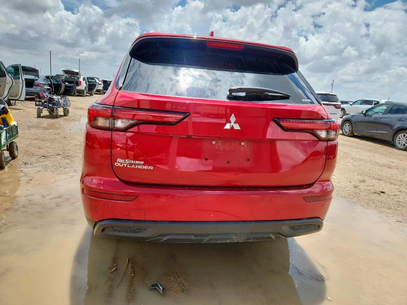  MITSUBISHI OUTLANDER 2022 Czerwony