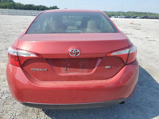  TOYOTA COROLLA 2015 Czerwony