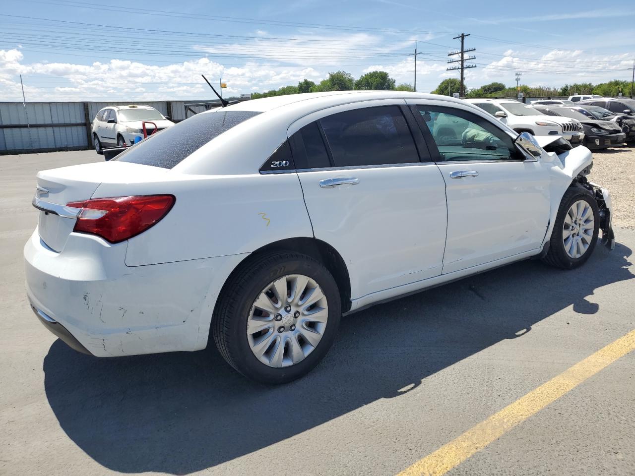 2014 Chrysler 200 Lx VIN: 1C3CCBAB4EN145203 Lot: 62947145