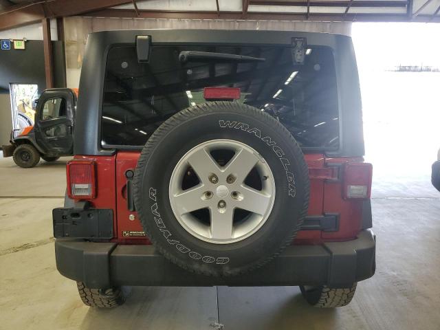 Parquets JEEP WRANGLER 2013 Czerwony
