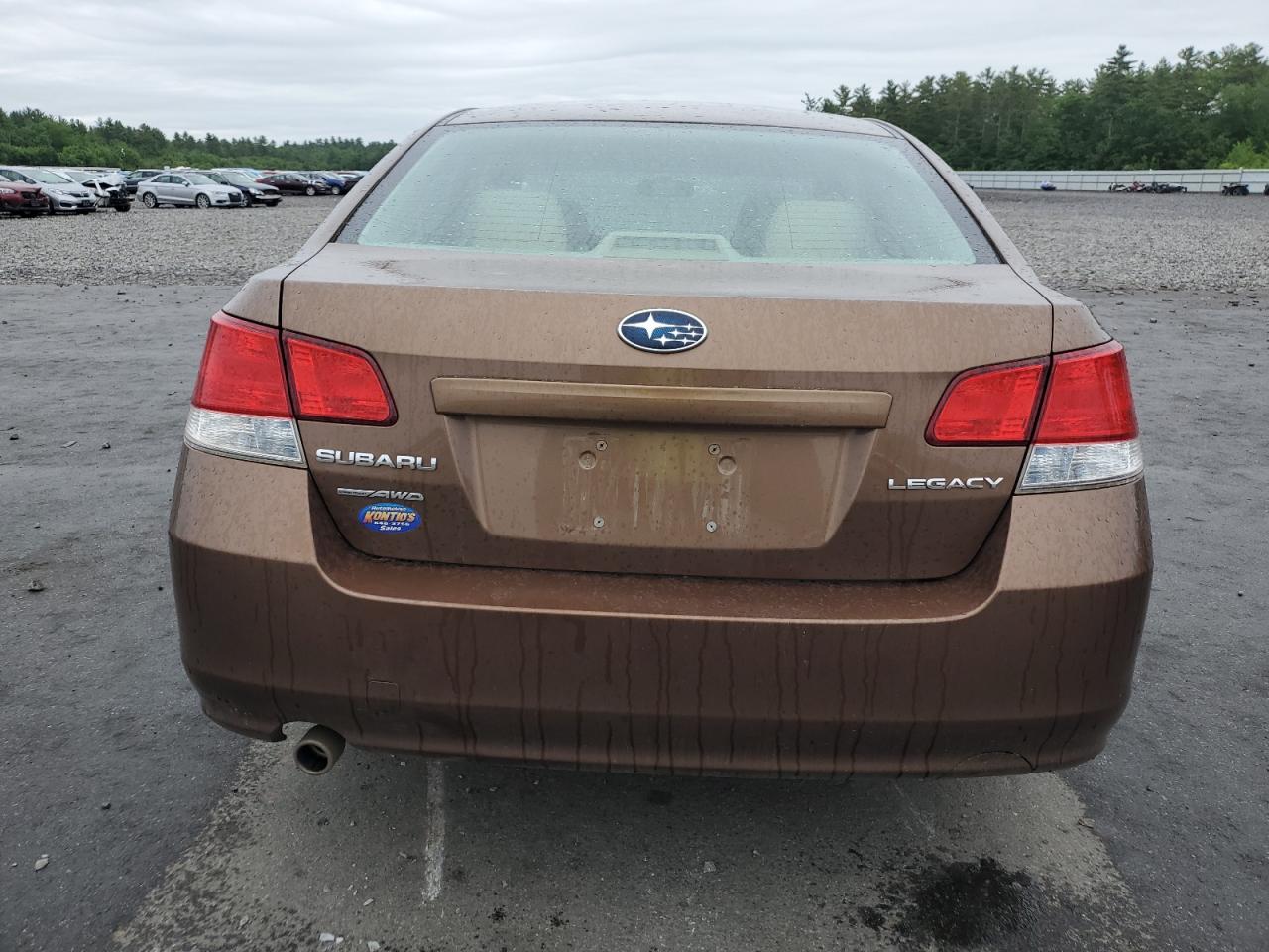 2012 Subaru Legacy 2.5I VIN: 4S3BMAA66C1012738 Lot: 60874715