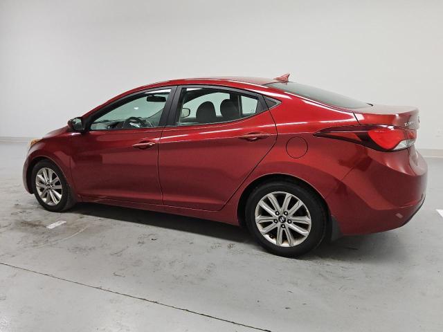  HYUNDAI ELANTRA 2014 Red