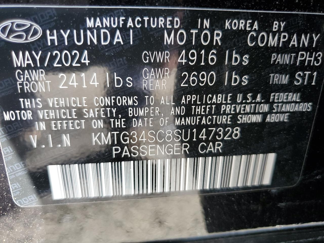 2025 Genesis G70 Base VIN: KMTG34SC8SU147328 Lot: 61972115