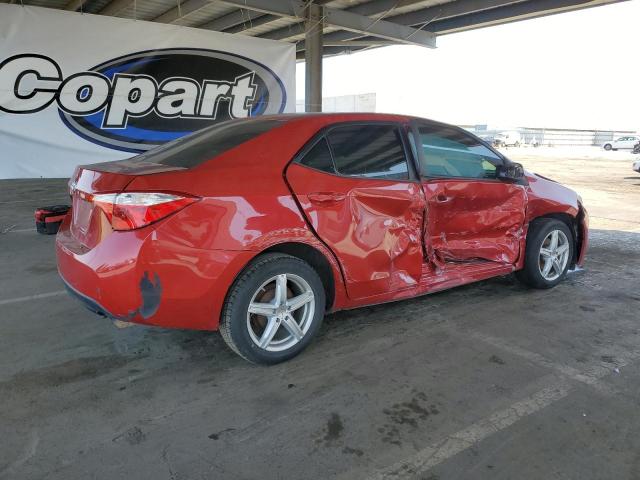  TOYOTA COROLLA 2014 Czerwony