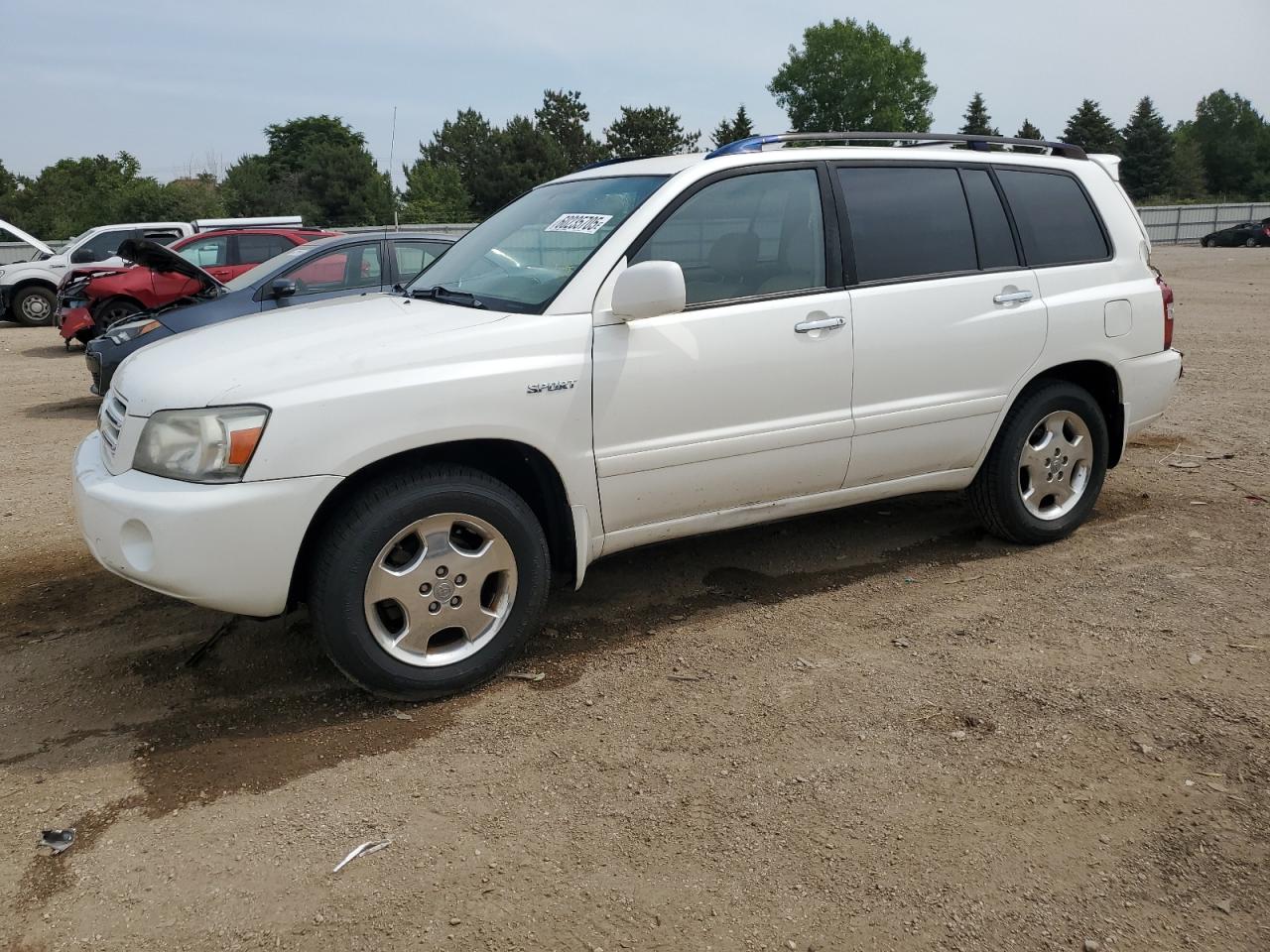 2006 Toyota Highlander Limited white null gas JTEGP21A360119288 photo #1