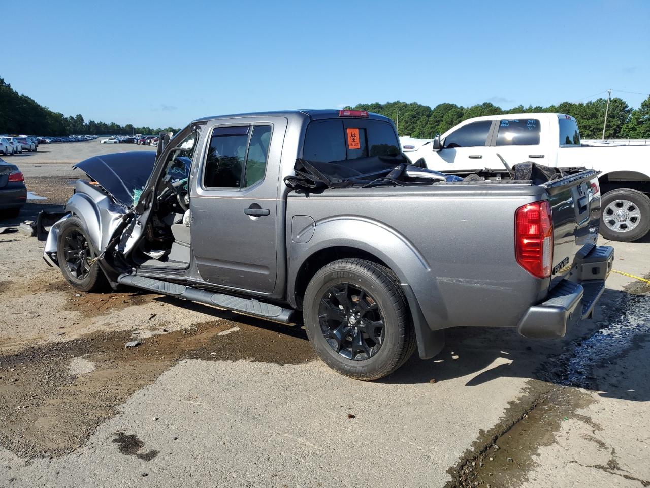 2019 Nissan Frontier S grey null gas 1N6AD0ERXKN715385 photo #3