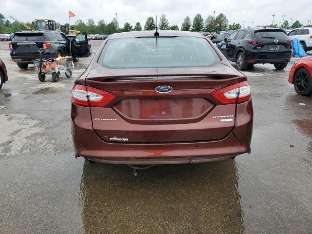 Sedans FORD FUSION 2016 Brown