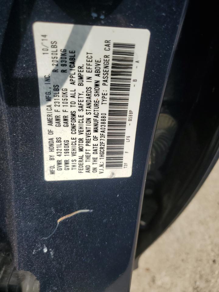 2015 Honda Accord Ex VIN: 1HGCR2F73FA038880 Lot: 62320445