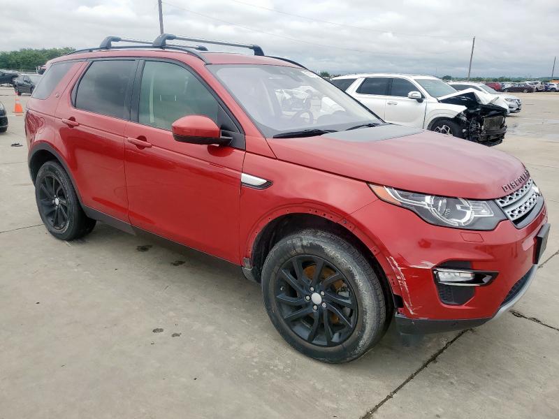  LAND ROVER DISCOVERY 2019 Czerwony
