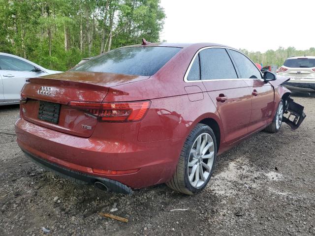  AUDI A4 2017 Red