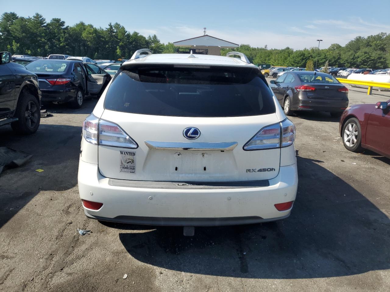 2012 Lexus Rx 450H VIN: JTJBC1BA0C2050107 Lot: 62010125