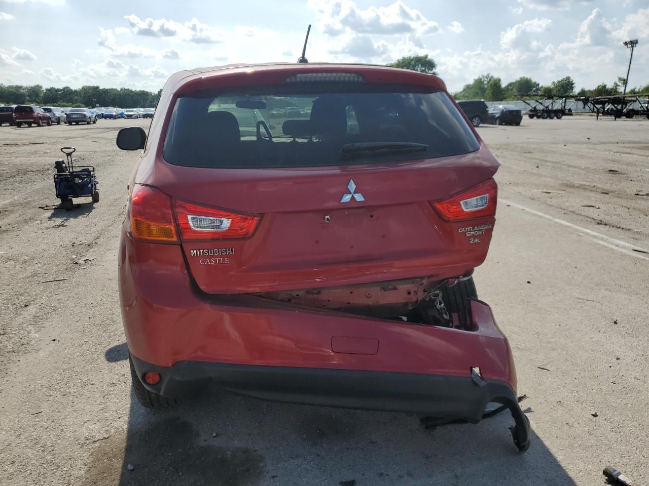 2015 Mitsubishi Outlander Sport Es VIN: 4A4AP3AW9FE025889 Lot: 61431955