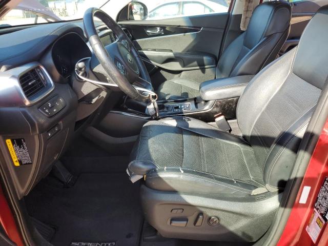  KIA SORENTO 2017 Czerwony