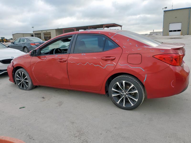  TOYOTA COROLLA 2019 Красный