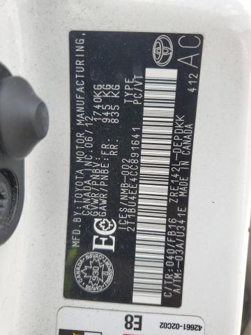 2012 TOYOTA COROLLA BASE  