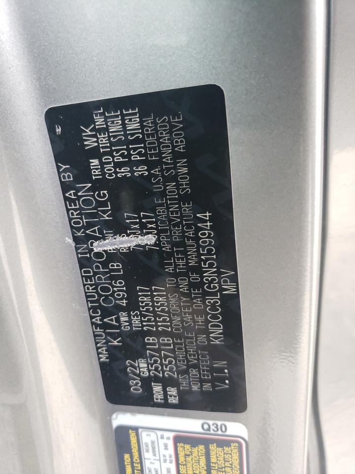 2022 Kia Niro S VIN: KNDCC3LG3N5159944 Lot: 62590255