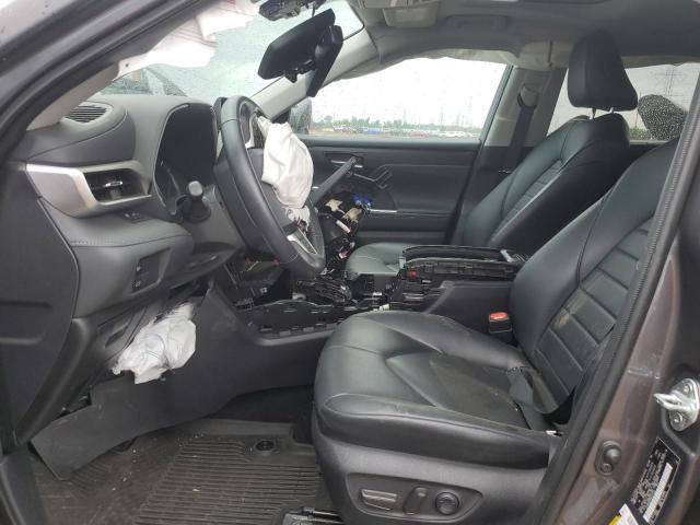  TOYOTA HIGHLANDER 2022 Серый