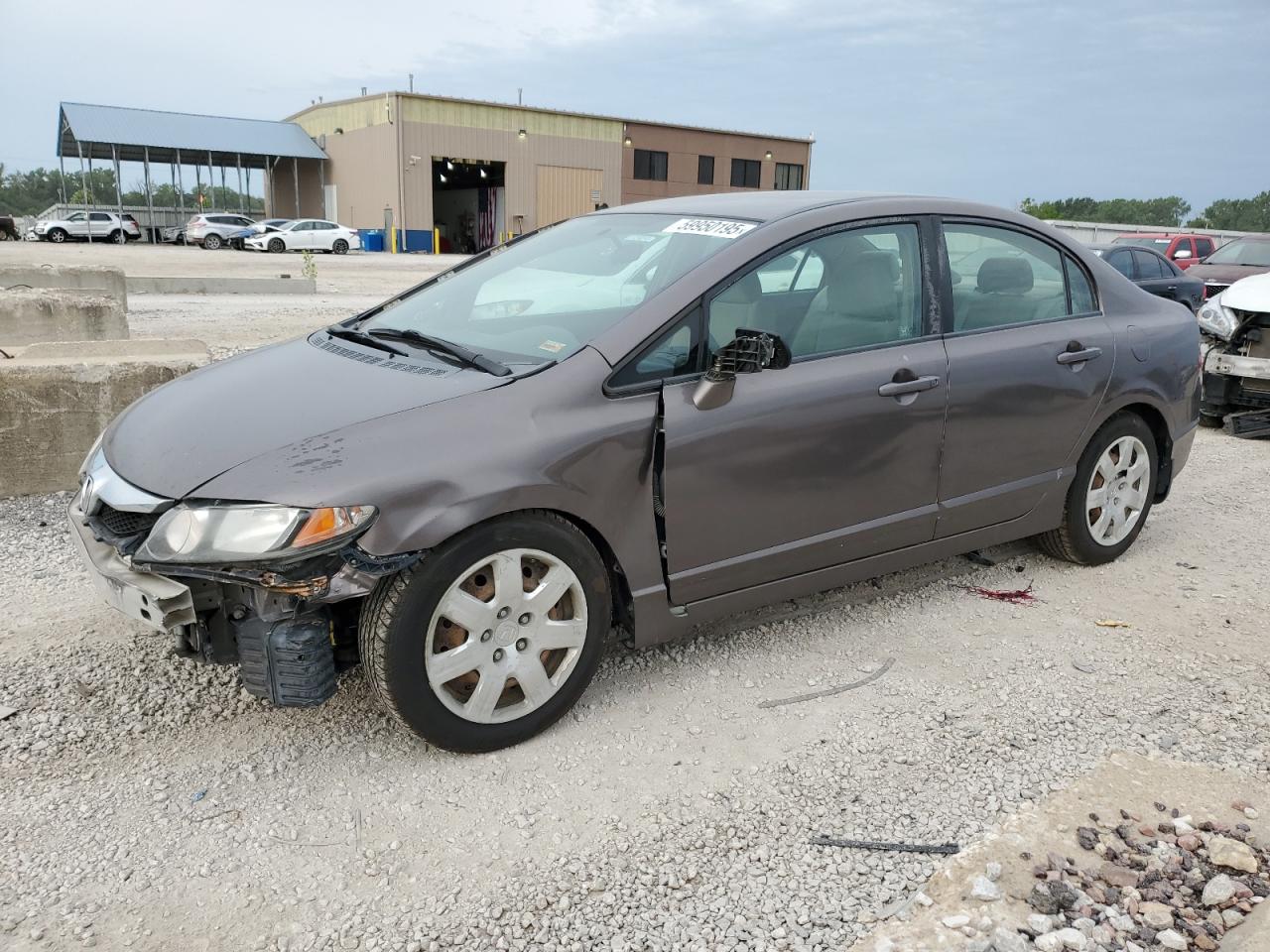 2010 Honda Civic Lx იყიდება Kansas City-ში, KS - Front End