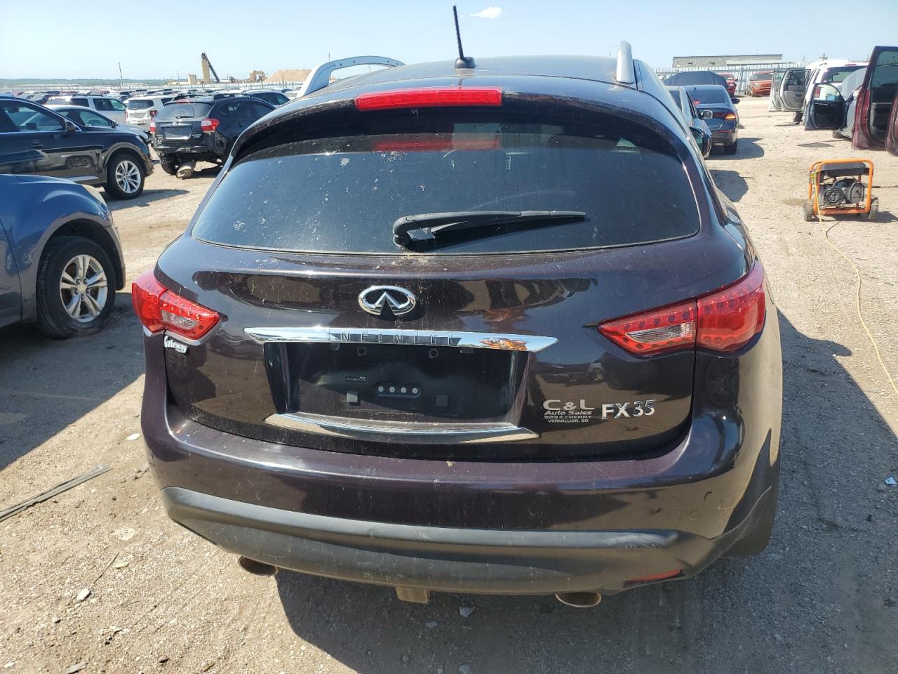 2011 Infiniti Fx35 VIN: JN8AS1MW0BM731935 Lot: 62683255
