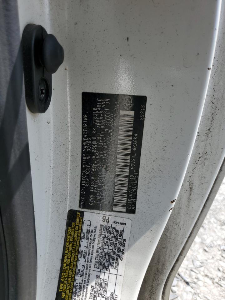 2007 Toyota Camry Solara Se VIN: 4T1FA38P87U117706 Lot: 61536725