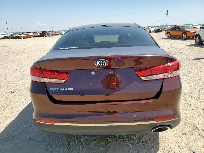 Sedans KIA OPTIMA 2016 Maroon