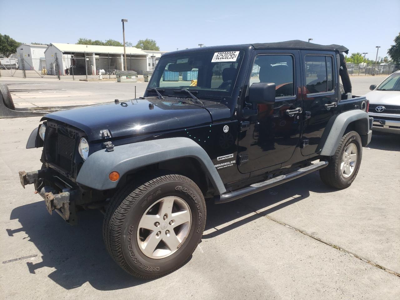 JEEP WRANGLER 2013 VIN 1C4BJWDG4DL643309