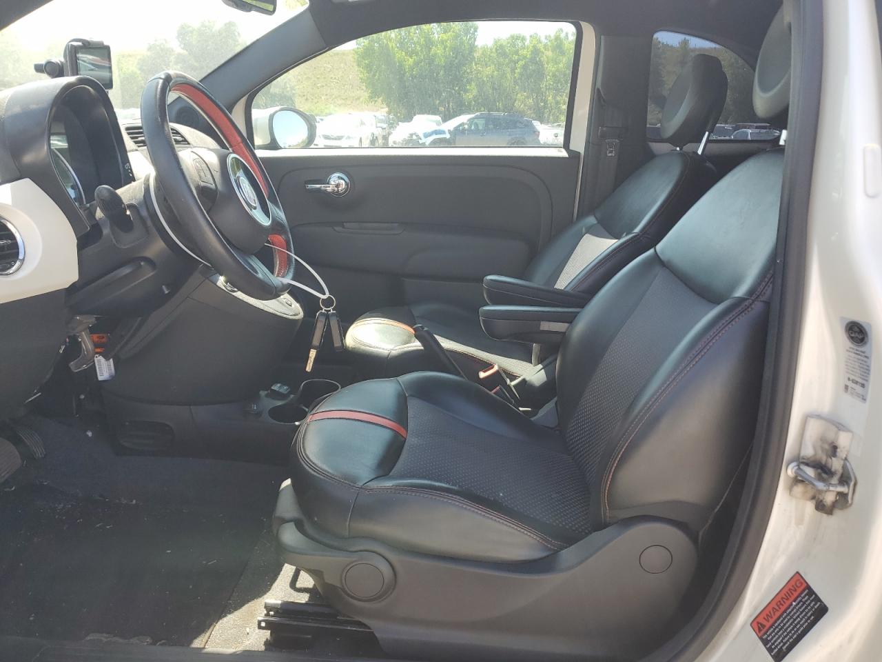 2015 Fiat 500 Electric VIN: 3C3CFFGE9FT522920 Lot: 62600915