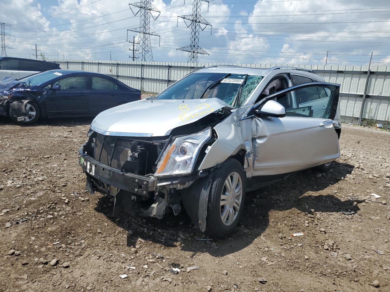 CADILLAC SRX 2012 VIN 3GYFNDE39CS533672