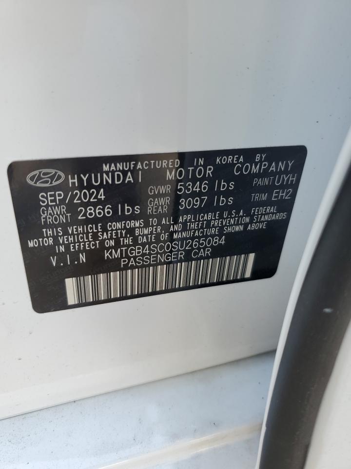 2025 Genesis G80 Advanced VIN: KMTGB4SC0SU265084 Lot: 63009365