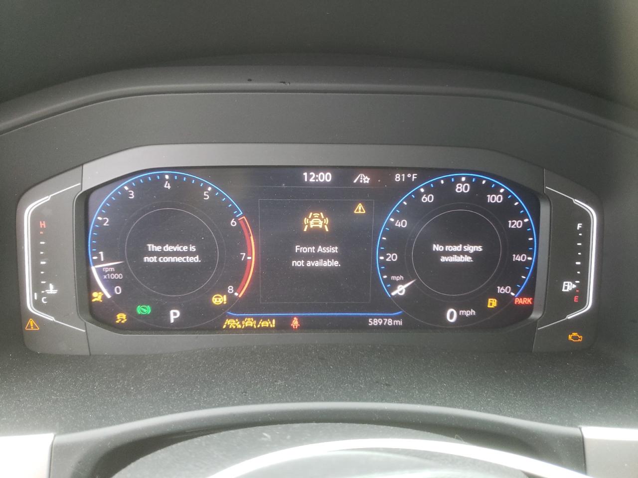 2021 Volkswagen Atlas Sel Premium VIN: 1V2TR2CA1MC553715 Lot: 59314485