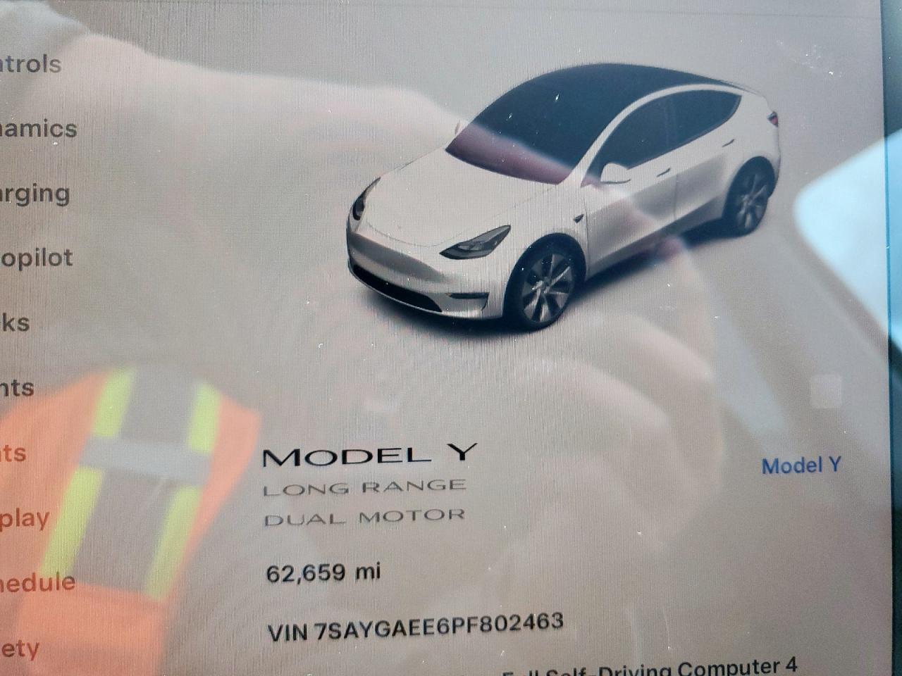 2023 Tesla Model Y VIN: 7SAYGAEE6PF802463 Lot: 60727185