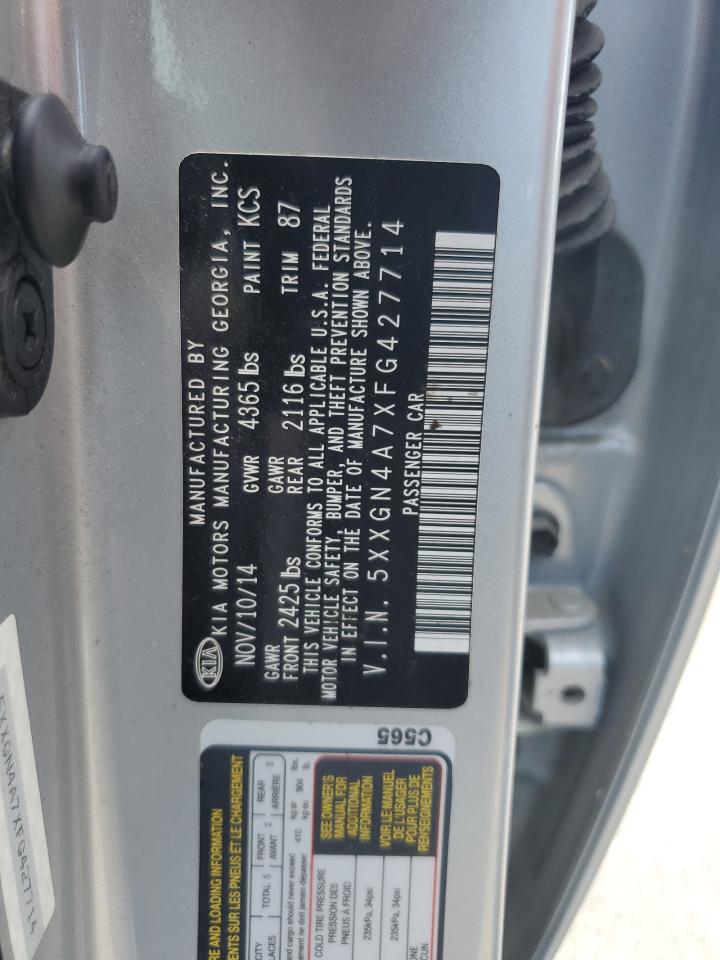 2015 Kia Optima Ex VIN: 5XXGN4A7XFG427714 Lot: 62771045