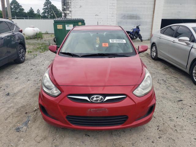  HYUNDAI ACCENT 2013 Red