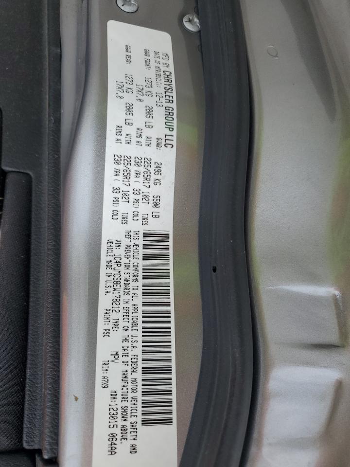 JEEP GRAND CHER 2014 VIN 1C4PJMCS8EW178212 zdjęcie 13