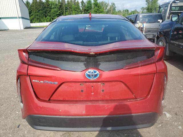  TOYOTA PRIUS 2017 Czerwony