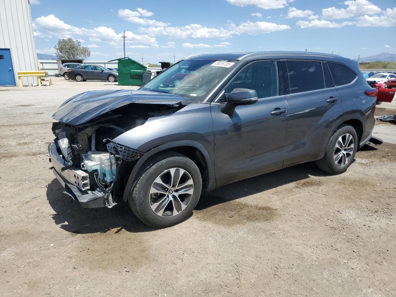 2021 Toyota Highlander Xle იყიდება Tucson-ში, AZ - Front End