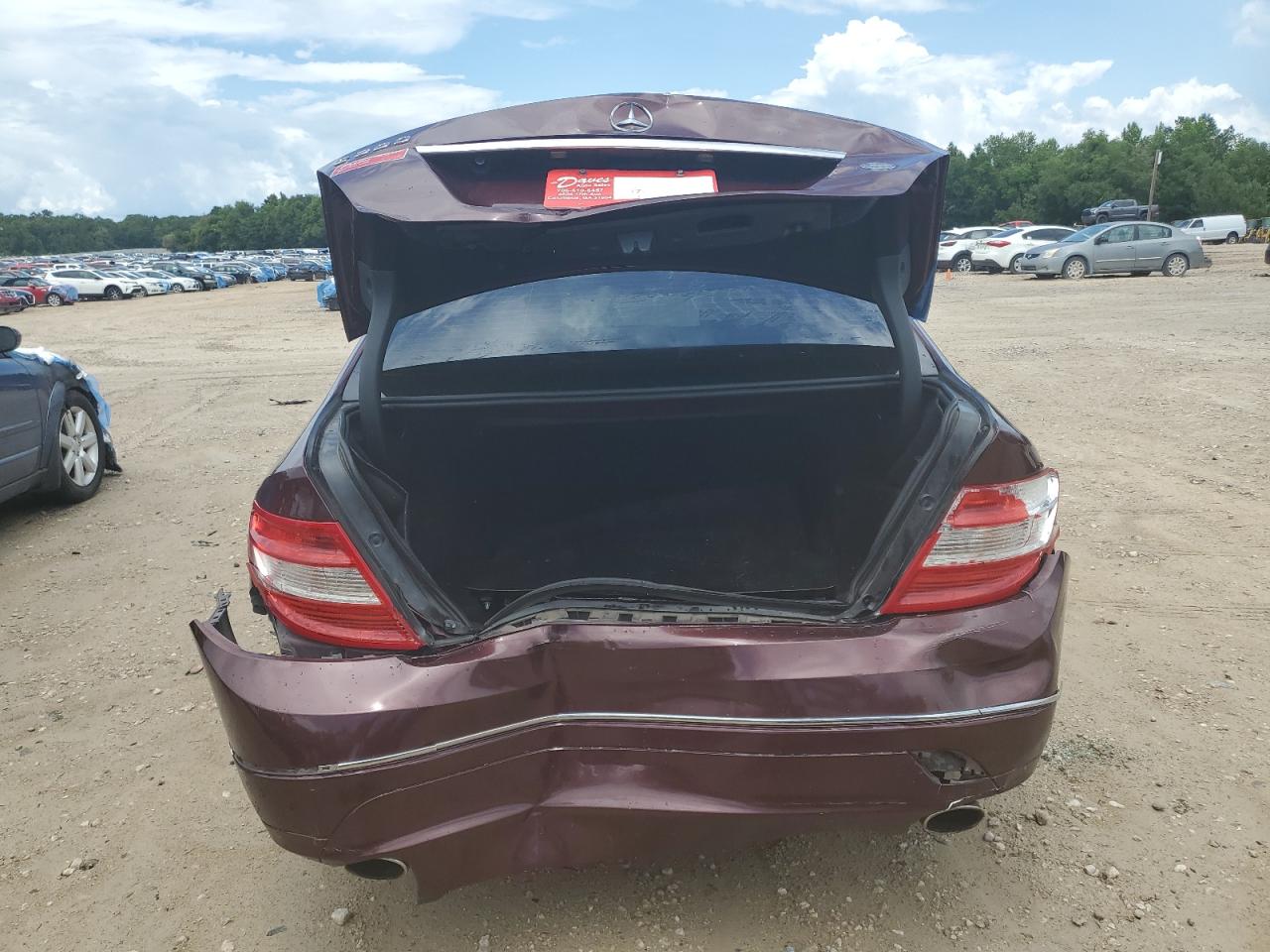 2009 Mercedes-Benz C 300 VIN: WDDGF54X29R083494 Lot: 58584005