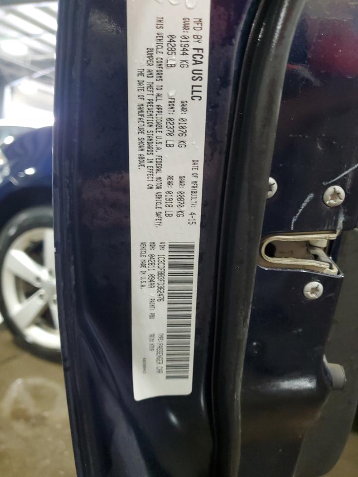 2015 Dodge Dart Sxt VIN: 1C3CDFBB3FD362476 Lot: 62384515